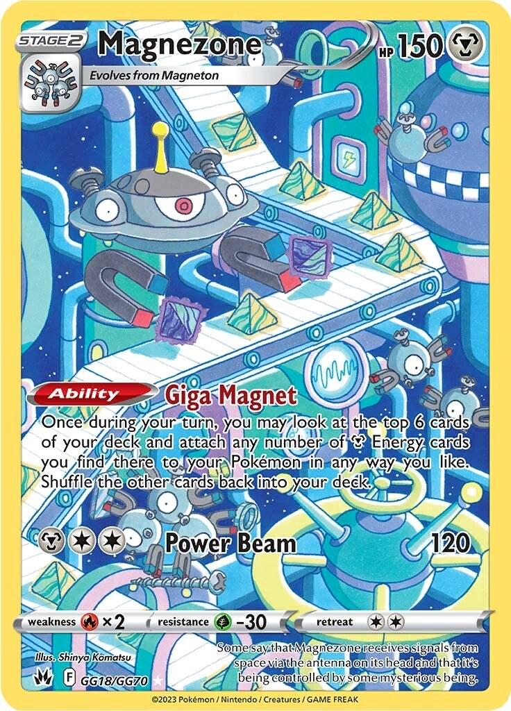 Crown Zenith Magnezone Pokémon card